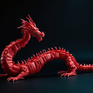 psl-dragon-articule Dragon articulé imprimé en 3D