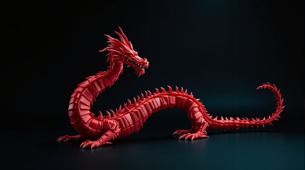 Dragon articulé imprimé en 3D